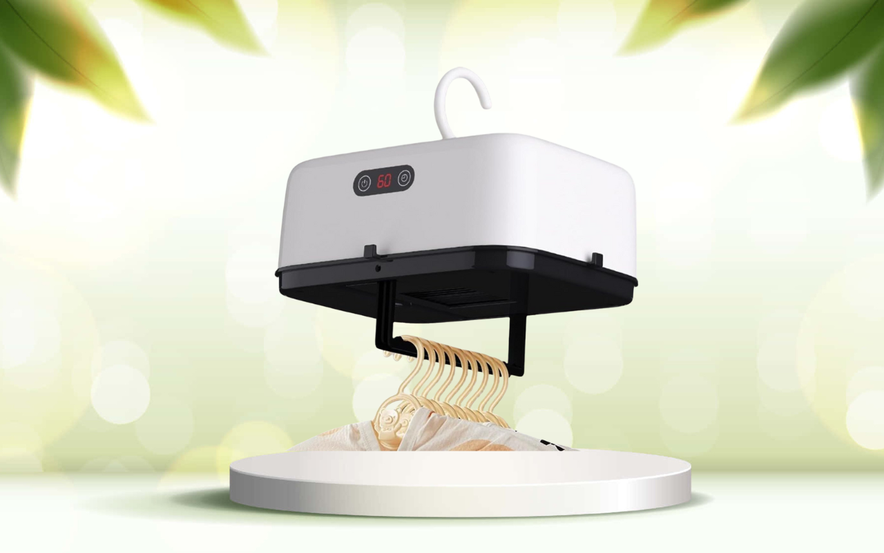 Scopri l’asciugatrice portatile compatta: asciuga ovunque in tempi record